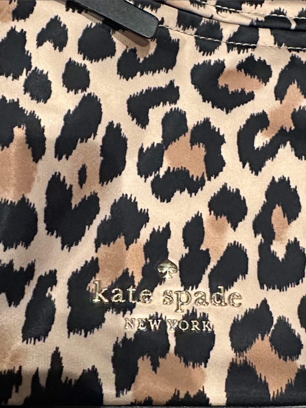 kate spade Leopard Print Crossbody in Tan and Black - Picture 3 of 12